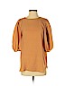 Calypso St. Barth 100% Silk Tan Short Sleeve Silk Top Size XS - photo 1