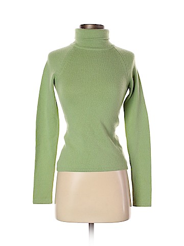 Aqua Cashmere Pullover Sweater (view 1)