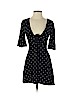 Free People 100% Rayon Black Casual Dress Size 0 - photo 1