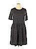 Gap Gray Casual Dress Size XL (tall) - photo 1