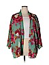 Collective Concepts 100% Polyester Green Kimono Size 2X - photo 1