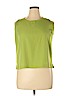 Draper's & Damon's 100% Polyester Green Sleeveless Blouse Size 16 - photo 1