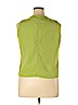 Draper's & Damon's 100% Polyester Green Sleeveless Blouse Size 16 - photo 2
