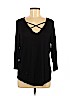 Mudd Black Long Sleeve Top Size M - photo 1
