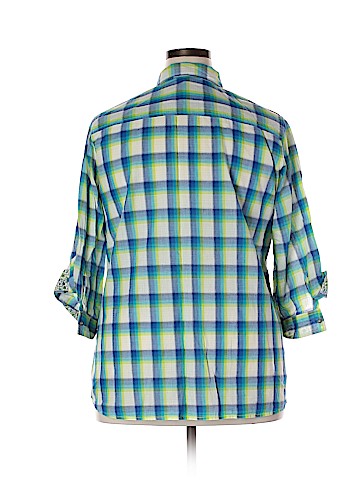 Overdrive 3/4 Sleeve Button-Down Shirt (view 2)