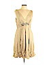 BCBGMAXAZRIA Tan Cocktail Dress Size 12 - photo 1