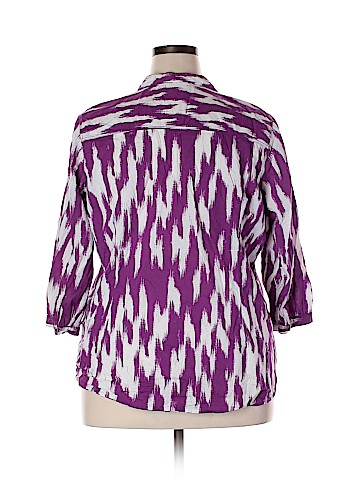 St. John's Bay 3/4 Sleeve Top (view 2)