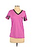 Victoria's Secret Pink Purple Short Sleeve T-Shirt Size XS - photo 1