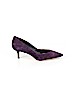 Via Spiga 100% Leather Purple Heels Size 10 1/2 - photo 1