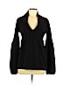 BCBGMAXAZRIA 100% Cashmere Black Cashmere Pullover Sweater Size M - photo 1