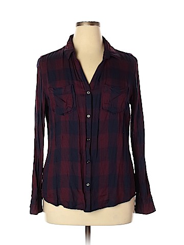 Tinsel Long Sleeve Button-Down Shirt (view 1)