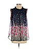 Maurices 100% Polyester Blue Sleeveless Blouse Size 1 - photo 1