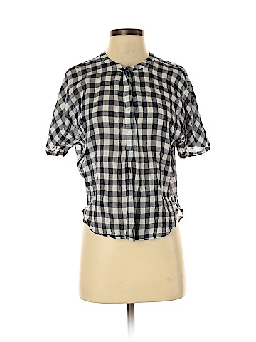 Ann Taylor LOFT Short Sleeve Button-Down Shirt (view 1)