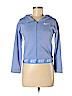 Nike 100% Polyester Blue Zip Up Hoodie Size M - photo 1