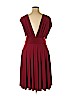 White House Black Market Burgundy Casual Dress Size 14 - photo 2