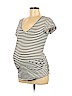 Old Navy - Maternity White Short Sleeve T-Shirt Size M - photo 1