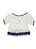 Abercrombie 100% Polyester White Short Sleeve Blouse Size XL (youth) - photo 2