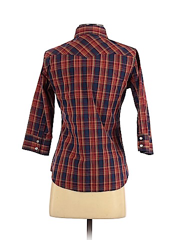 Adriano Goldschmied 3/4 Sleeve Button-Down Shirt (view 2)