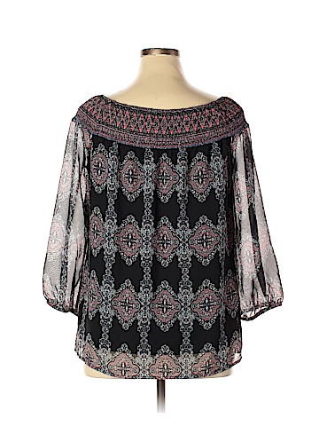 AB Studio 3/4 Sleeve Blouse (view 2)