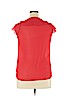 H&M 100% Polyester Red Short Sleeve Blouse Size 12 - photo 2