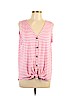 Bibi Pink Sleeveless Henley Size L - photo 1