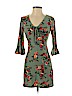 No Boundaries Green Casual Dress Size XS - photo 1