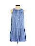 Ann Taylor LOFT 100% Rayon Blue Casual Dress Size S (petite) - photo 1