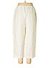 Appleseeds 100% Linen White Linen Pants Size 16 - photo 2
