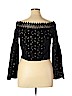 Surf Gypsy 100% Cotton Black 3/4 Sleeve Blouse Size L - photo 2