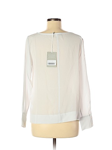 Everlane Long Sleeve Silk Top (view 2)