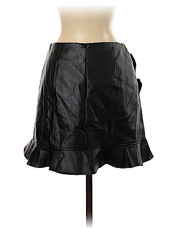 Lulu's Faux Leather Skirt (view 2)
