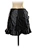 Lulu's 100% Polyester Black Faux Leather Skirt Size S - photo 2