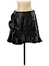 Lulu's 100% Polyester Black Faux Leather Skirt Size S - photo 1