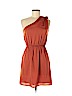 H&M 100% Polyester Brown Casual Dress Size 6 - photo 1
