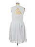 Marc New York by Andrew Marc Performance 100% Polyester White Casual Dress Size 14 - photo 2