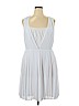 Marc New York by Andrew Marc Performance 100% Polyester White Casual Dress Size 14 - photo 1