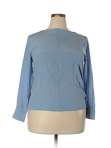 Everlane Long Sleeve Silk Top (view 1)