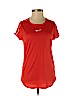 Nike 100% Polyester Red Active T-Shirt Size XS - photo 1