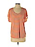 Splendid Orange Short Sleeve Top Size S - photo 1