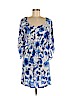 H&M 100% Viscose Blue Casual Dress Size 6 - photo 1