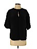 ALLSAINTS Black Short Sleeve Blouse Size 2 - photo 1