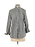 Thomas Mason for J. Crew 100% Cotton Black Long Sleeve Button-Down Shirt Size 4 - photo 1