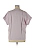 Everlane 100% Linen Purple Short Sleeve Blouse Size 16 - photo 2