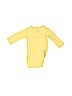Carter's 100% Cotton Yellow Long Sleeve Onesie 0-3 MO / 3 MO - photo 1