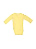 Carter's 100% Cotton Yellow Long Sleeve Onesie 0-3 MO / 3 MO - photo 2