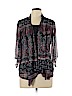 Sara Michelle Black 3/4 Sleeve Top Size L (petite) - photo 1