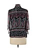 Sara Michelle Black 3/4 Sleeve Top Size L (petite) - photo 2