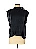 Everlane 100% Silk Black Short Sleeve Silk Top Size 8 - photo 1