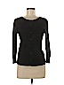 BCBGMAXAZRIA Black Silk Cardigan Size M - photo 1