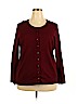 Charter Club Burgundy Cardigan Size 2X - photo 1